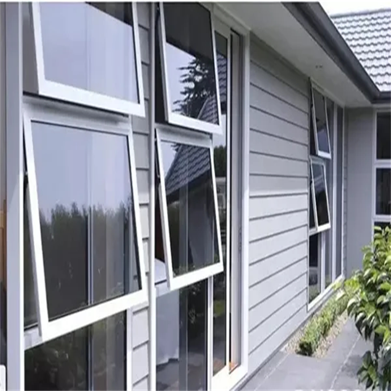 Metal Design American Style White Single Hung Aluminium Window