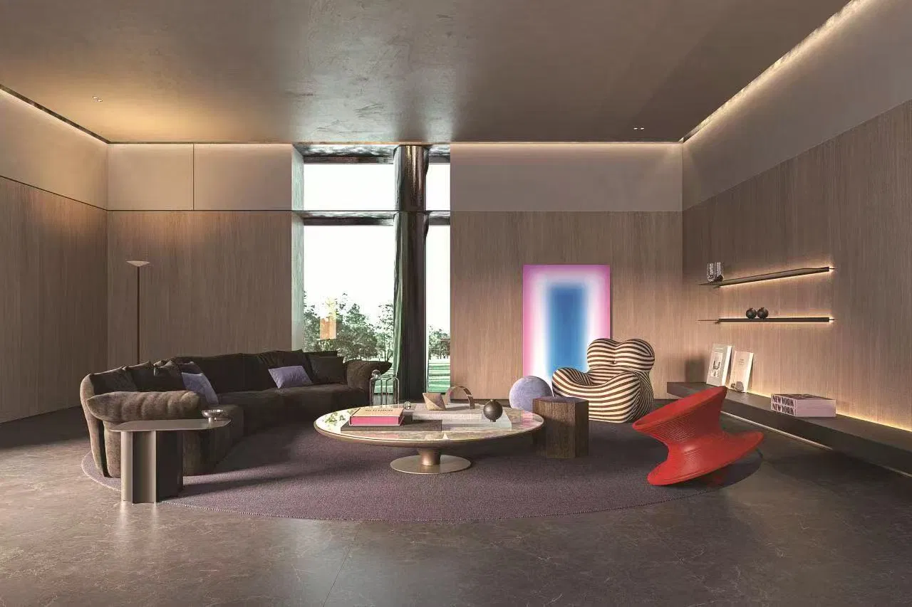 Customized Modern Complete Sintered Stone Table Countertop Dining Cabinets