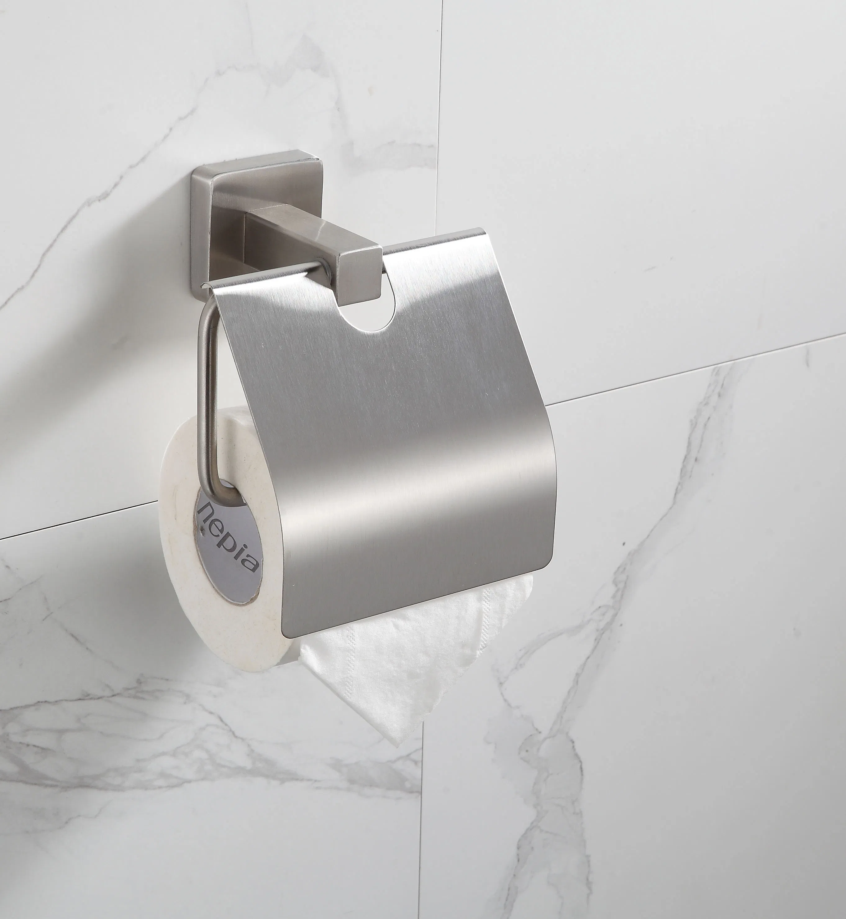 10 Pieces Simple Brushed Nickel Wall Mounted Bathroom Accessories Set
