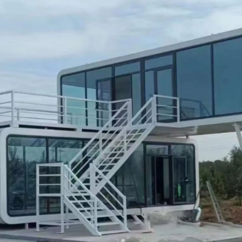 Luxury Modern Design Shipping Container Tiny Homes Prefab Apple Cabin Hou