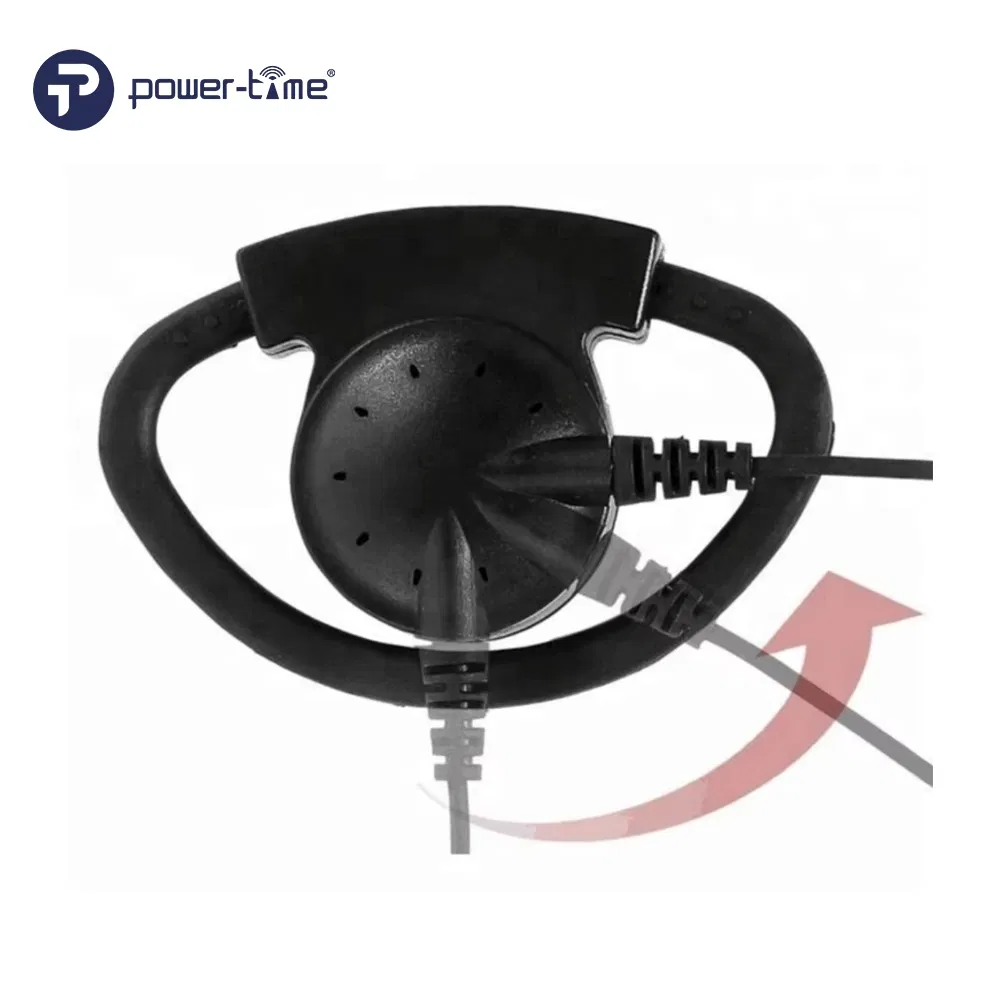 Adjustable Single D Shape Ear Hook Earpiece Suitable for Left/Right Ear