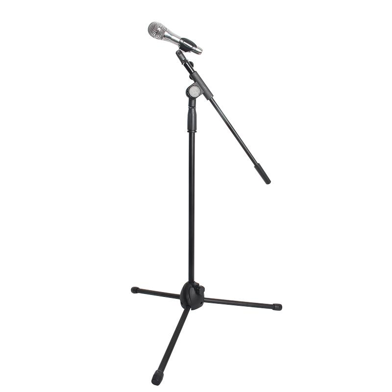 Adjustable Tripod Double Microphone Holder Stand Flexible Radio Studio Microphone Stand
