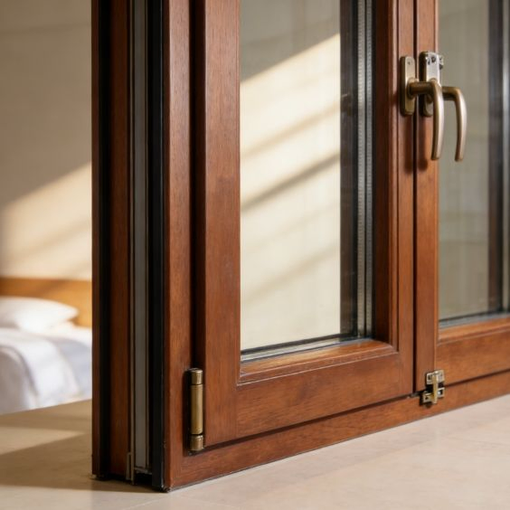 Soundproof Moisture-Proof Solid Wood Composite Casement Window