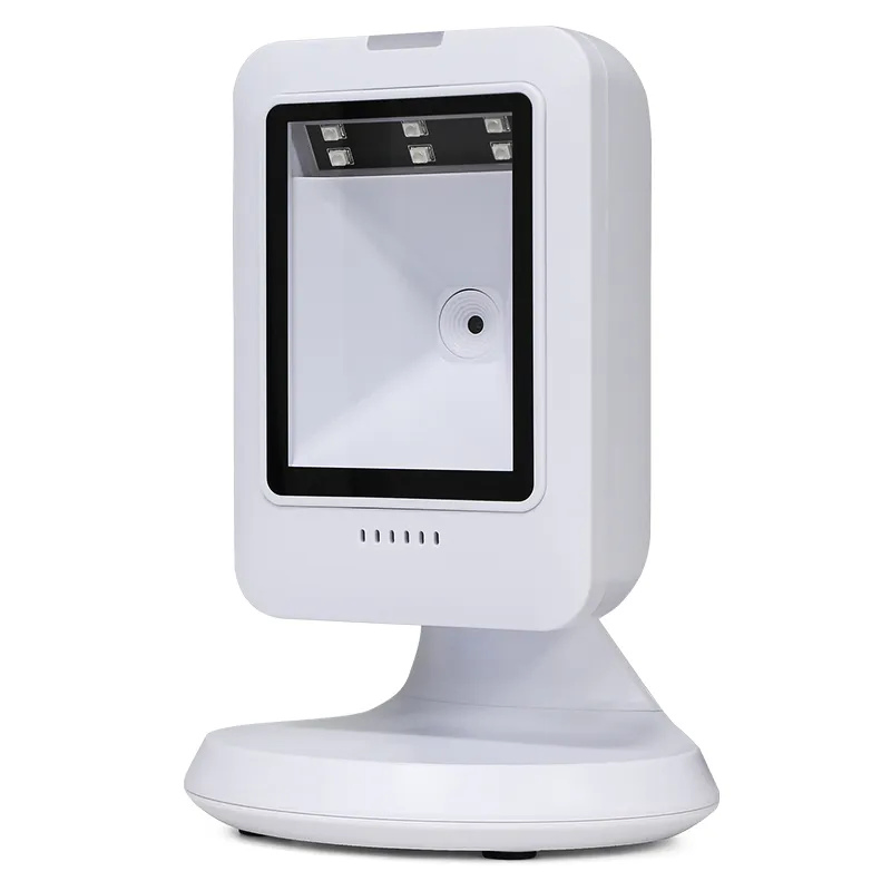 Handsfree 1d 2D Qr Code Desktop Datamatrix Barcode Scanner for Supermarket Retail POS