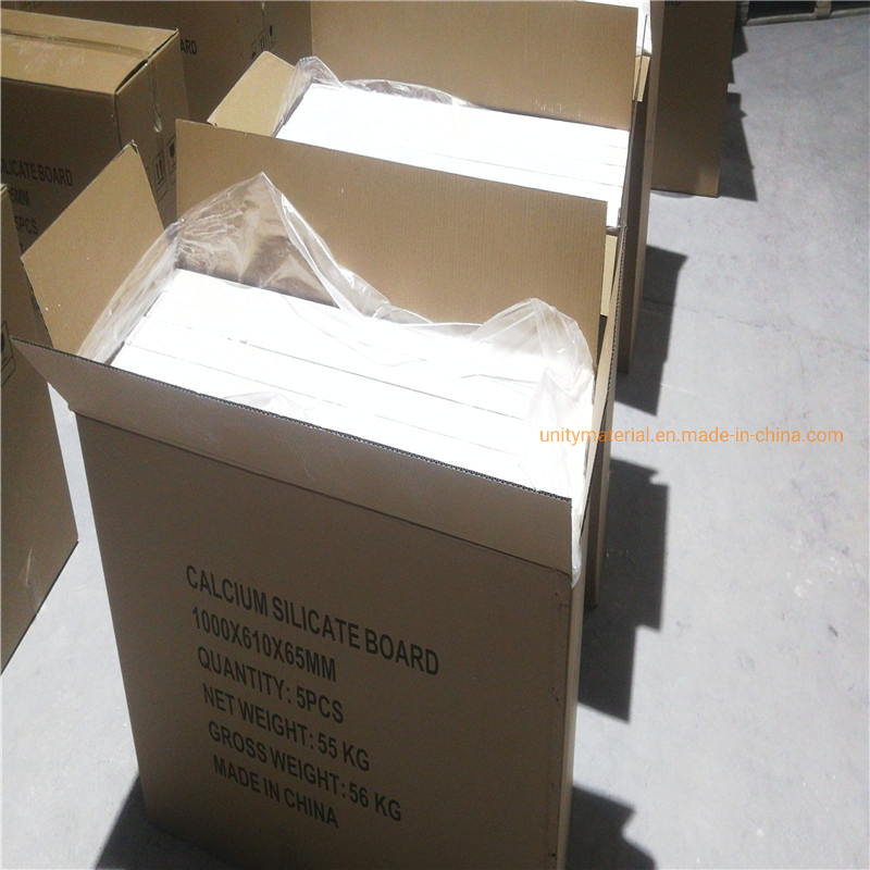1000c 650c 20mm 25mm 50mm High Density Calcium Silicate Plate for Boiler Heat Thhermal Insulation Material