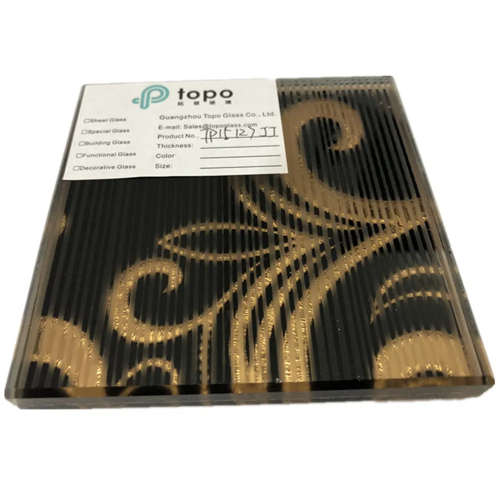 Customized Laminated Glass /Metal Wire Glass /Wired Mesh Glass/ Wired Glass for Home Decor (PLW-TP)