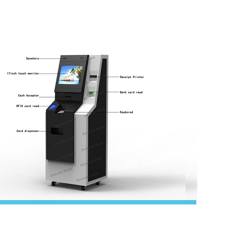 Cash in and out Visa Master Bank Card Payment Handheld Self-Service Payment
