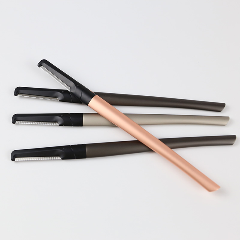 Premium Metal Dermaplaning Tool for Women - Facial Fuzz Trimmer