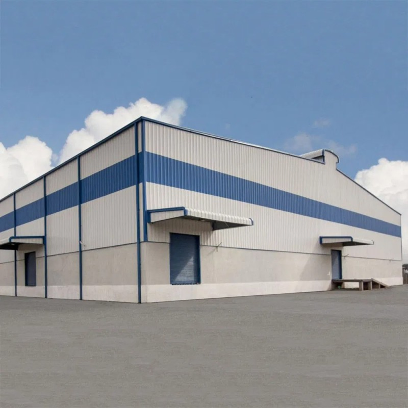 Prefabricated Factory Build Customized Prefab Building Warehouse Metal Structure