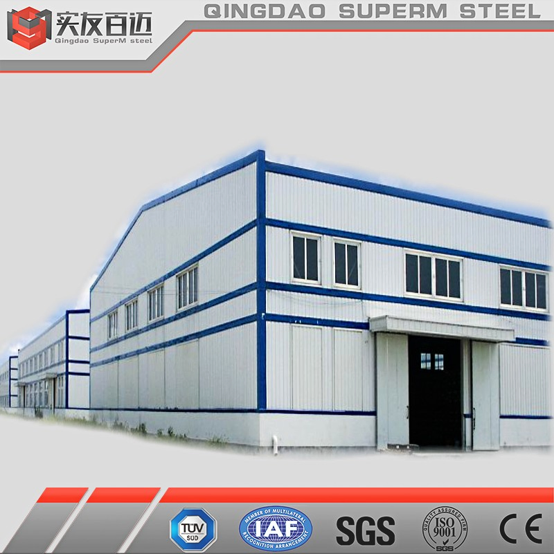 Durable Good Price of Clear Span Without Middle Column Metal Steel Building