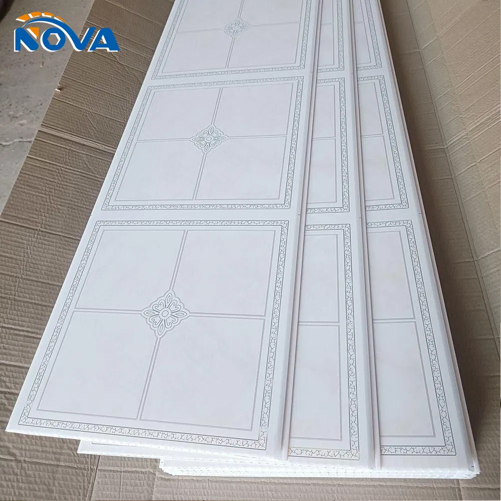 Eco-Friendly Lightweight Quick-Install Waterproof Moisture-Proof Economical Ceiling Panels PVC Ceiling Panels
