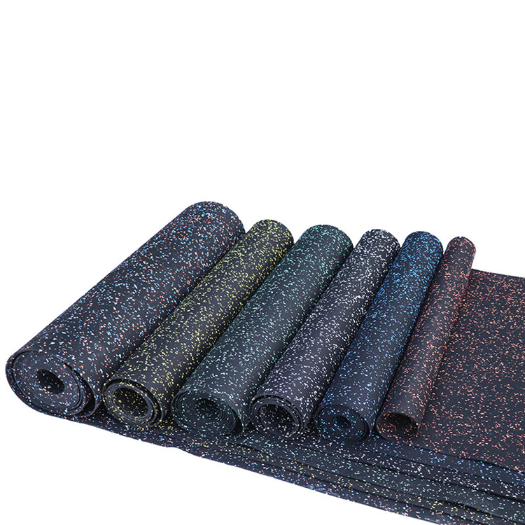 3mm-12mm Thickness Cheap Gym Noise Reduction Anti-Shock Rubber Gym Flooring Rolls