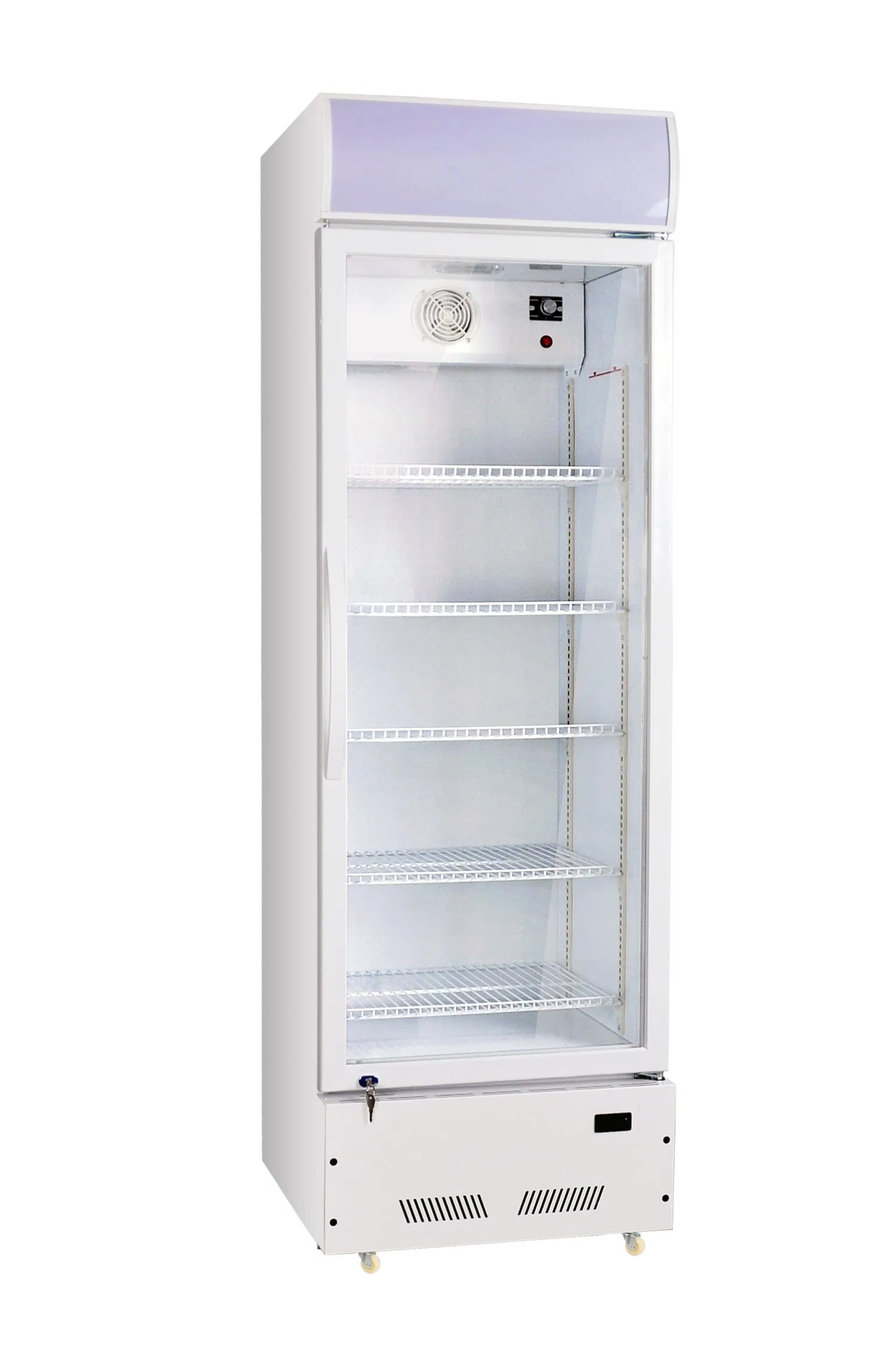 Event Beverage Cooler Sing Door Exterior Black/White PCM Customized Support