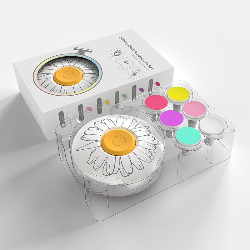 Patented Rechargeable Electric Nail File Two Speed Nail Trimmer for Both Baby & Adult