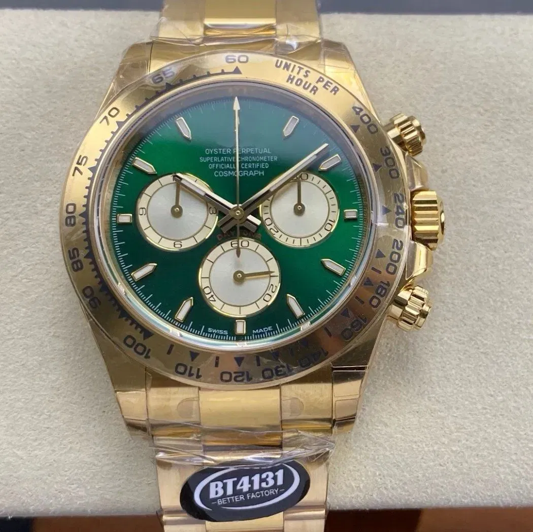 Vs Factory Wholesale 3A-5A+Super Clone Quality 904 Stainless Steel Sapphire Mirror 4131 Dandong Movement Dayta Luxury Watch