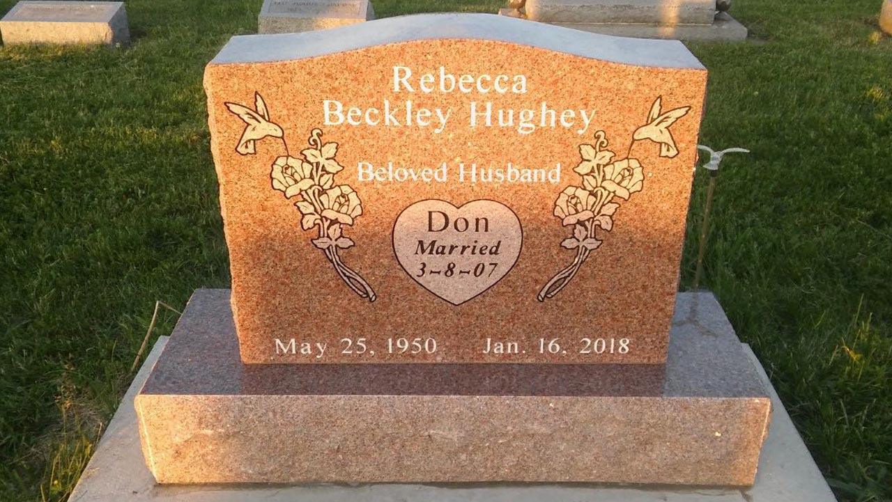 China Granite Stone Tombstones Gravestone Single Traditional Memorials