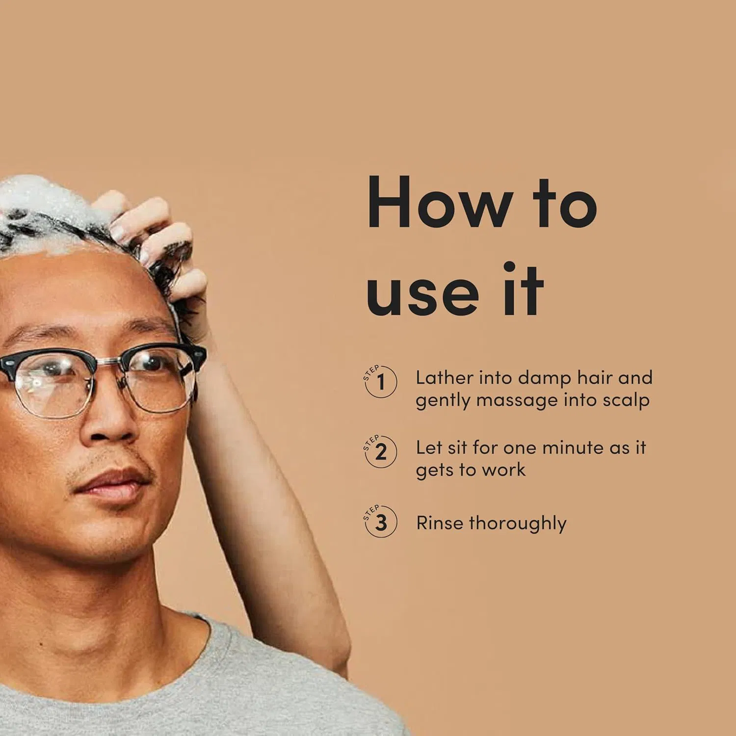 OEM/ODM Vegan Silicone & Sulfate-Free Strengthening Thick Fix Saw Palmetto Infused Shampoo