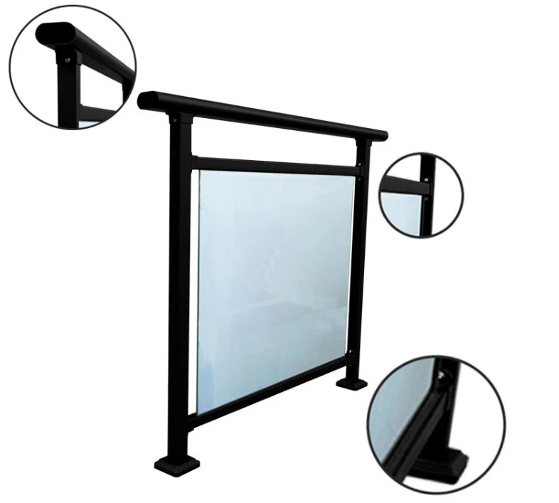 Australia Standard Exterior Decking Aluminum Glass Balustrades