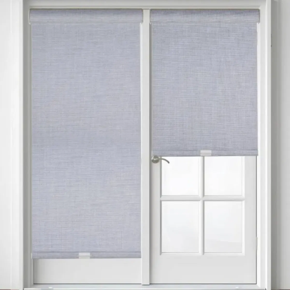 Custom Child Safety Manual Cordless Thermal Insulation Blackout Texture Fabric Roller Blind