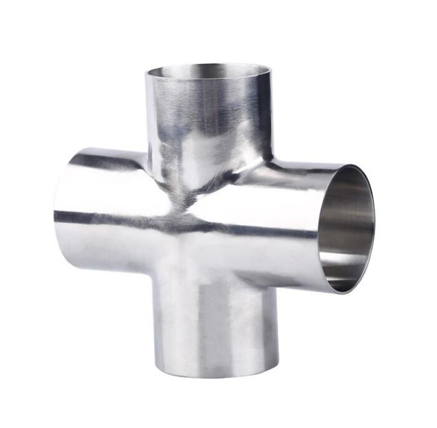 Sanitary Stainless Steel Clamped/Welded 4way 5way 6way Cross