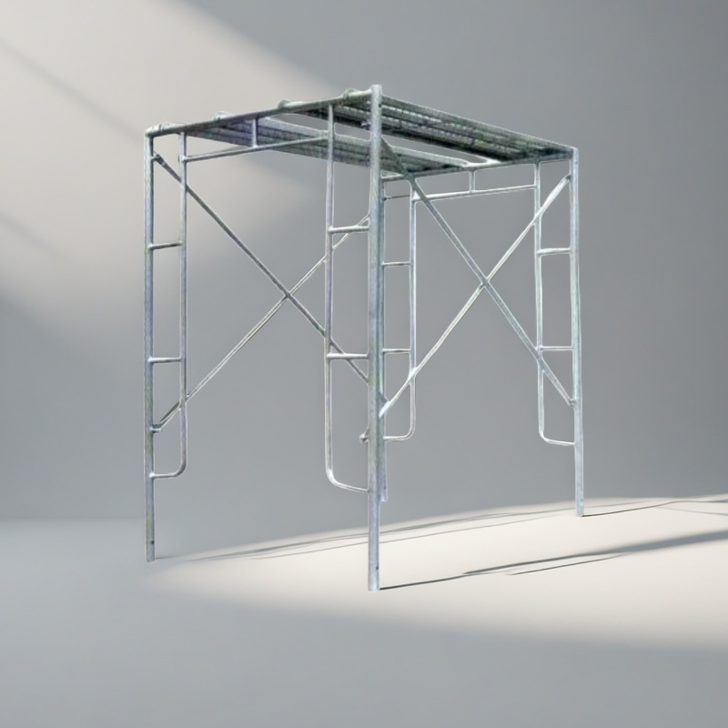 European Certified Power Coated Mobile Facade Reinforced Metal Frame Scaffolding