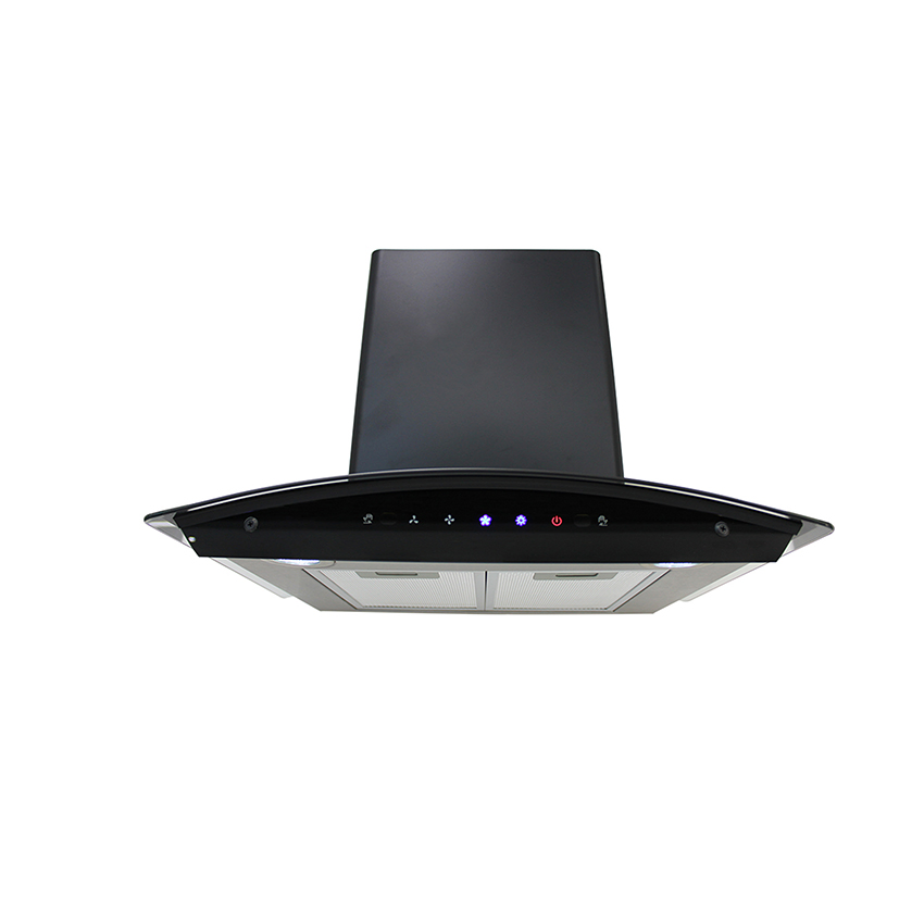 60cm Super Suction Curved Kitchen Hood Wall-Mounted Classical Curved Range Hood