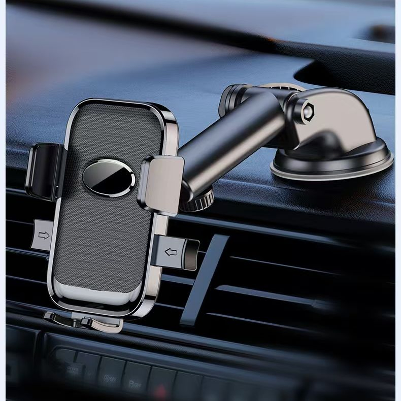 Крепление для телефона в авто GM с вращением и управлением одной рукой