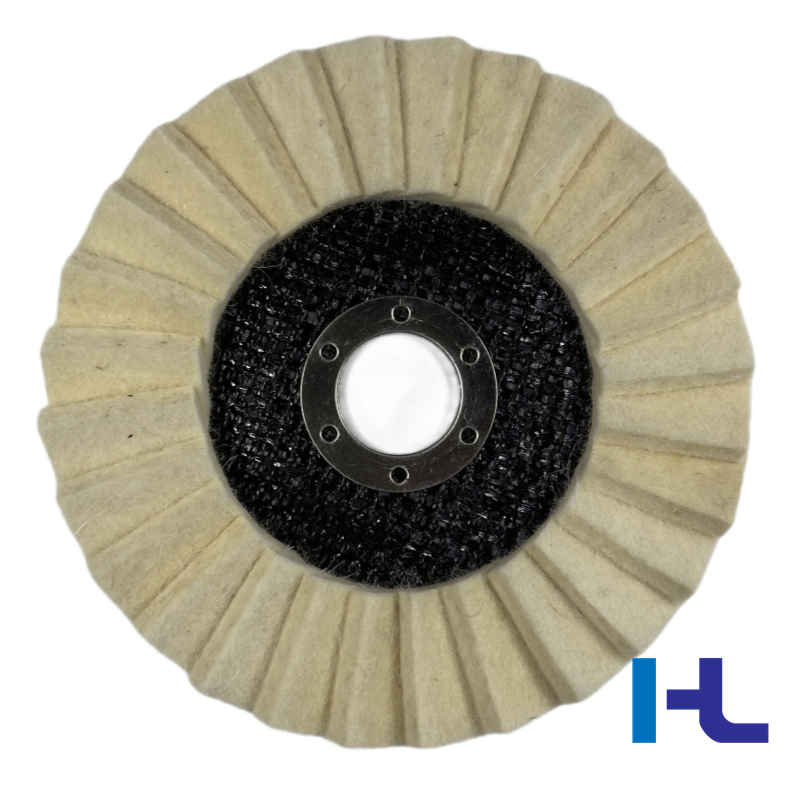 Войлочный полировальный лепестковый круг 4 дюйма для камня