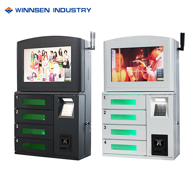 Зарядный шкаф для телефонов с сенсорным экраном и электронным замком