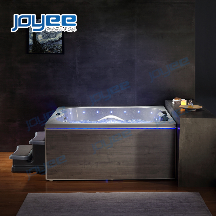Акриловая угловая гидромассажная ванна Joyee SPA