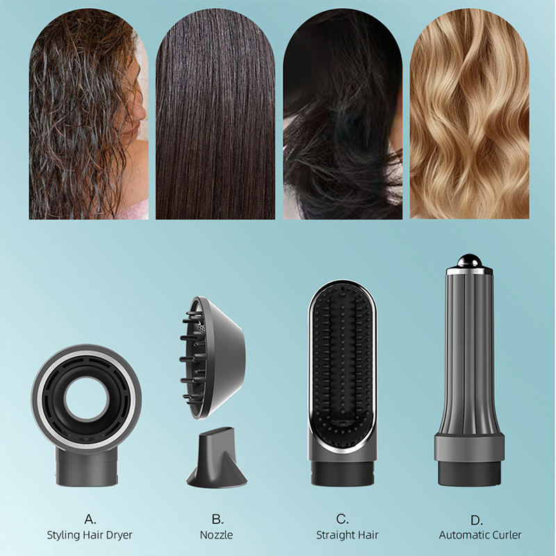 Automatic Curling Iron 2 in 1 Hair Straightener & Curler