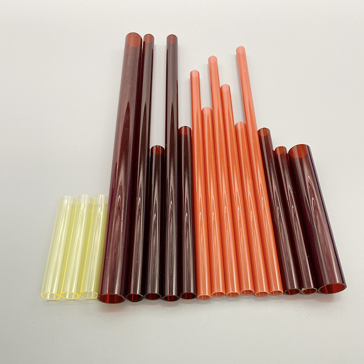 Hot-Sale Fused Silica Yellow Quartz Tube for Beauty Machine
