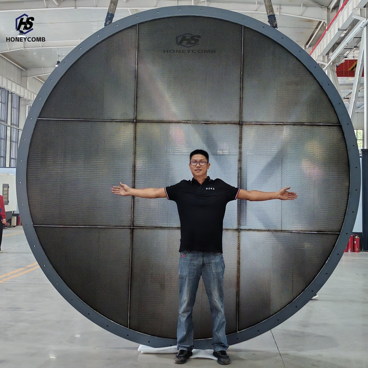 Wind Tunnel Ss316honeycomb Screen Air Flow Staightening Honeycomb Grill