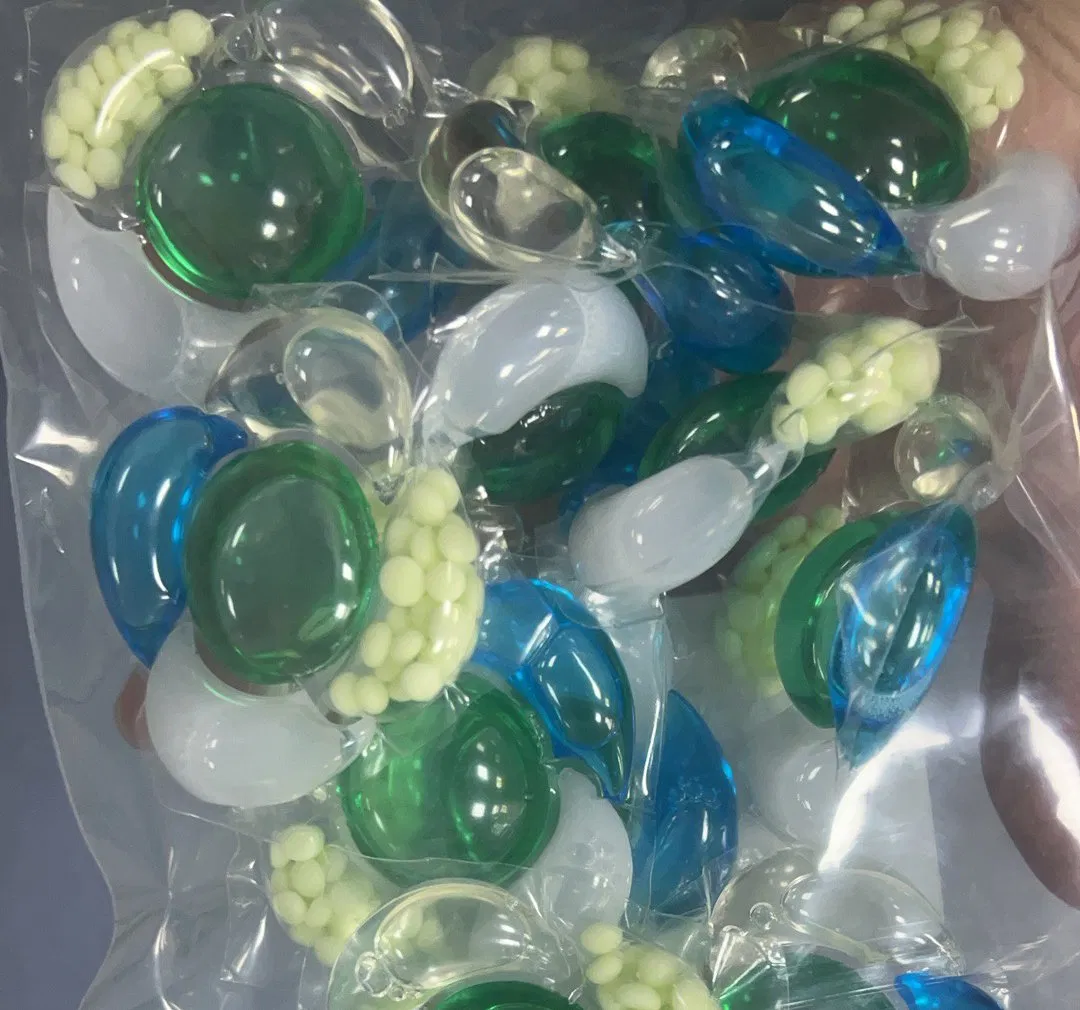 5chambers Laundry Pod Capsule Detergent 5 in 1 3 in 1 12g to 15g with Scent Booster Bead