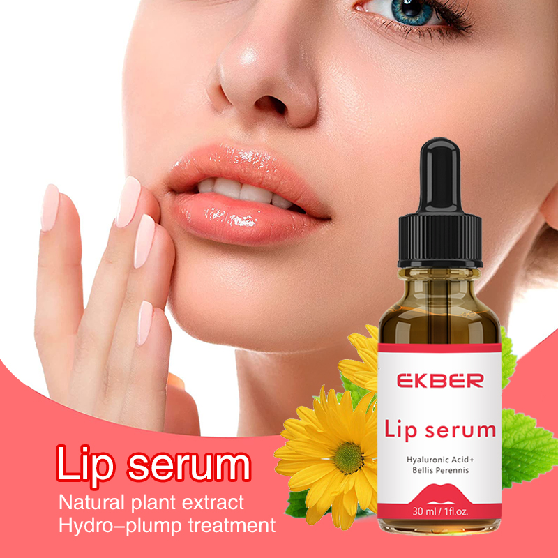 Natural Hyaluronic Acid Lip Plumping Lightening Serum Lip Oil Vegan