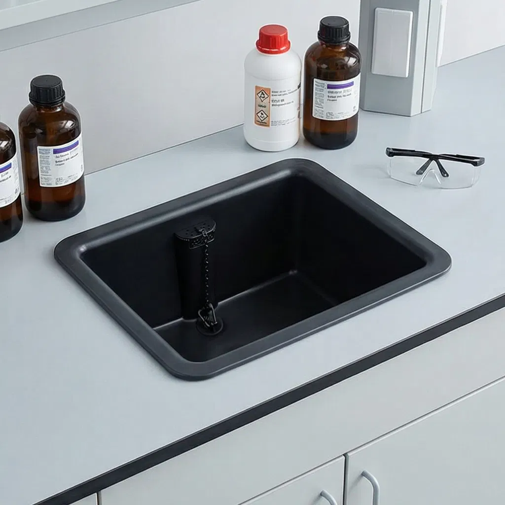 Middle Size PP Polypropylene Sink for Laboratory