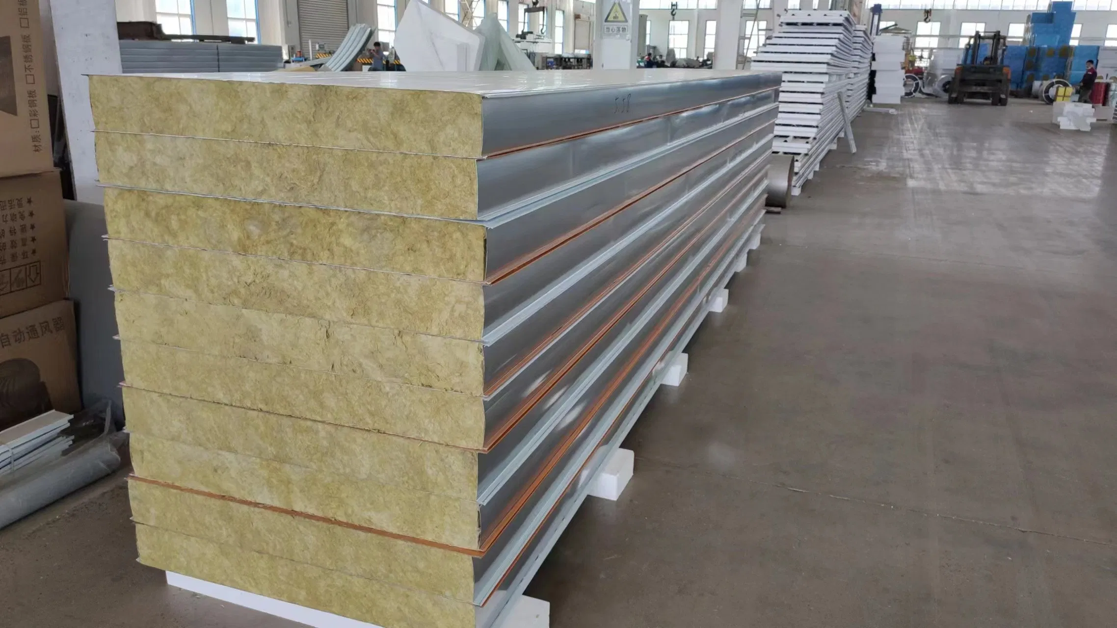 Cold Room Panels Cleanroom Sandwich Panel Rock Wool Sandwich Panel
