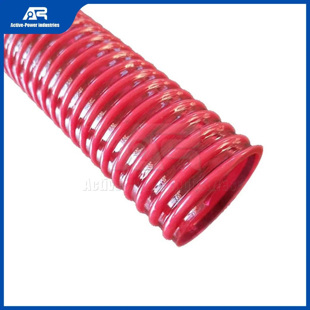 Active-Power Industries PVC Flexible Suction Hose Distributor China Flexible Smooth PVC Steel Wire Fiber Composite Water Suction Hose