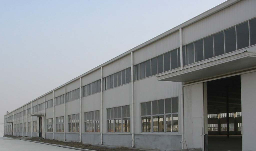 Prefabricated Steel Structure Office with Glass Curtain