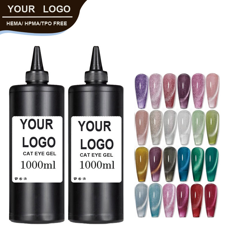 High Shine Bulk Cat Eye UV Gel Polish Long Lasting Non Toxic