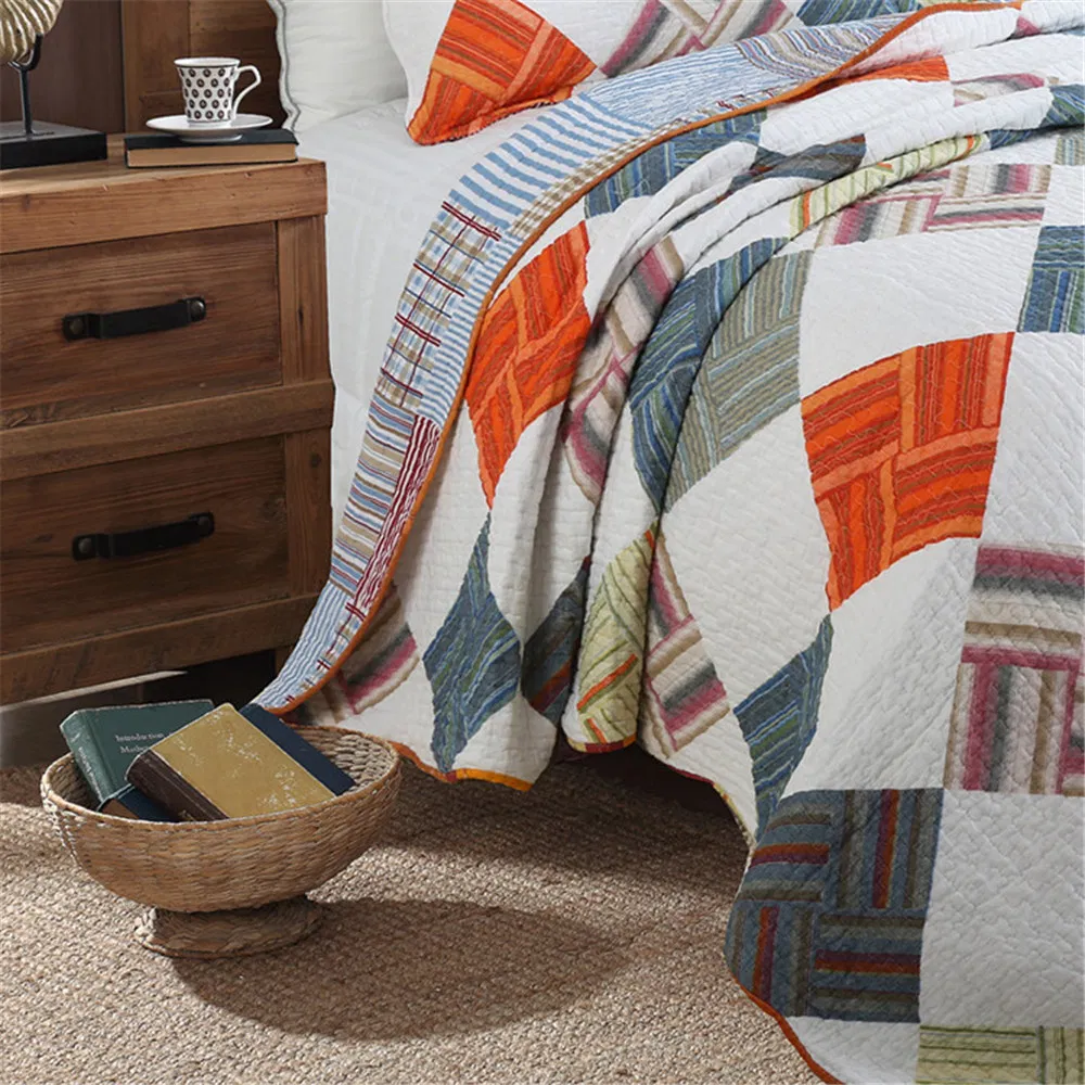 Geometric Prints Quilt China Coverlets
