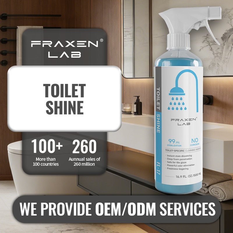 Toilet Cleaner Spray Bathroom Cleaner Spray Factory Supply Direct Manufacturer Low MOQ Heavy Duty Spray Cleaner for Household Toilet Cleaning