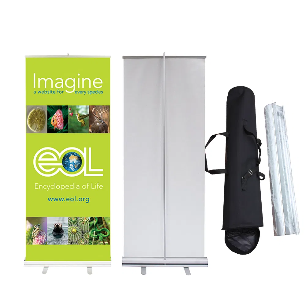 Roll up for Indoor-Outdoor Scroll Banner Stand Single Printing Banner