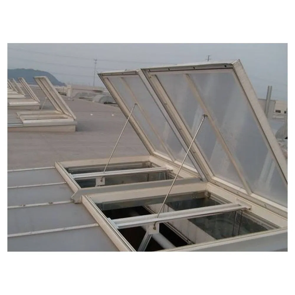 Custom Roof Windows Skylight Aluminum Glass Horizontal Automatic Sliding Skylight
