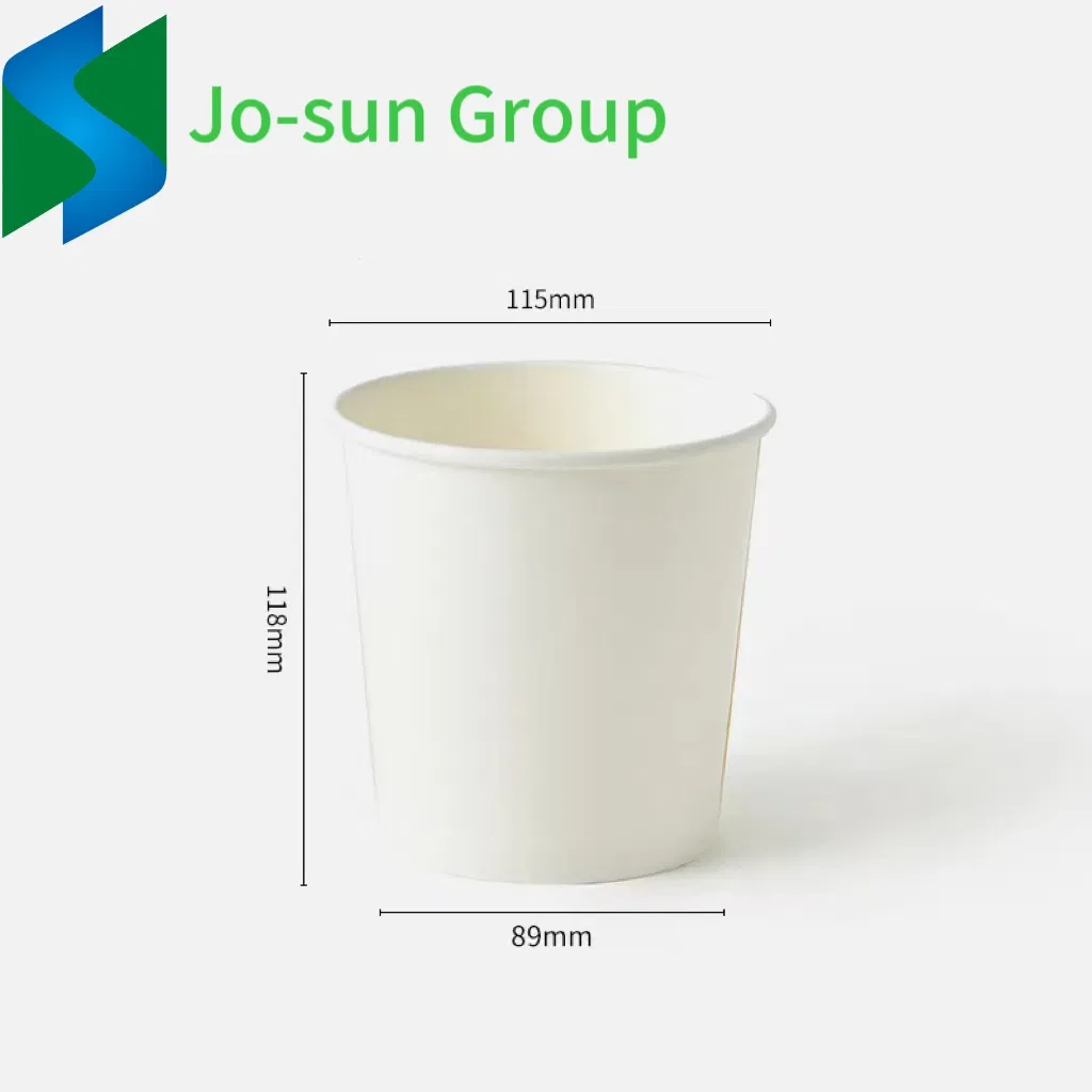 Jo-Sun Ice Cream Sundae Cups Disposable Paper Dessert Bowls Yogurt Bucket Soup Bowls Hot or Cold Food Cups for Party