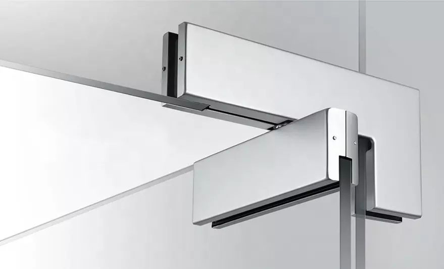 Stainless Steel Sidelite Transom Fin Glass Clamp Swing Glass Door Fitting Patch Fitting