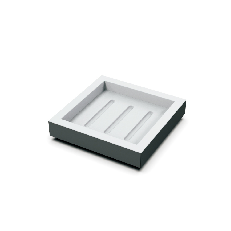 Hotel Bathroom Square Modern Wholesale Resin Soap Dish