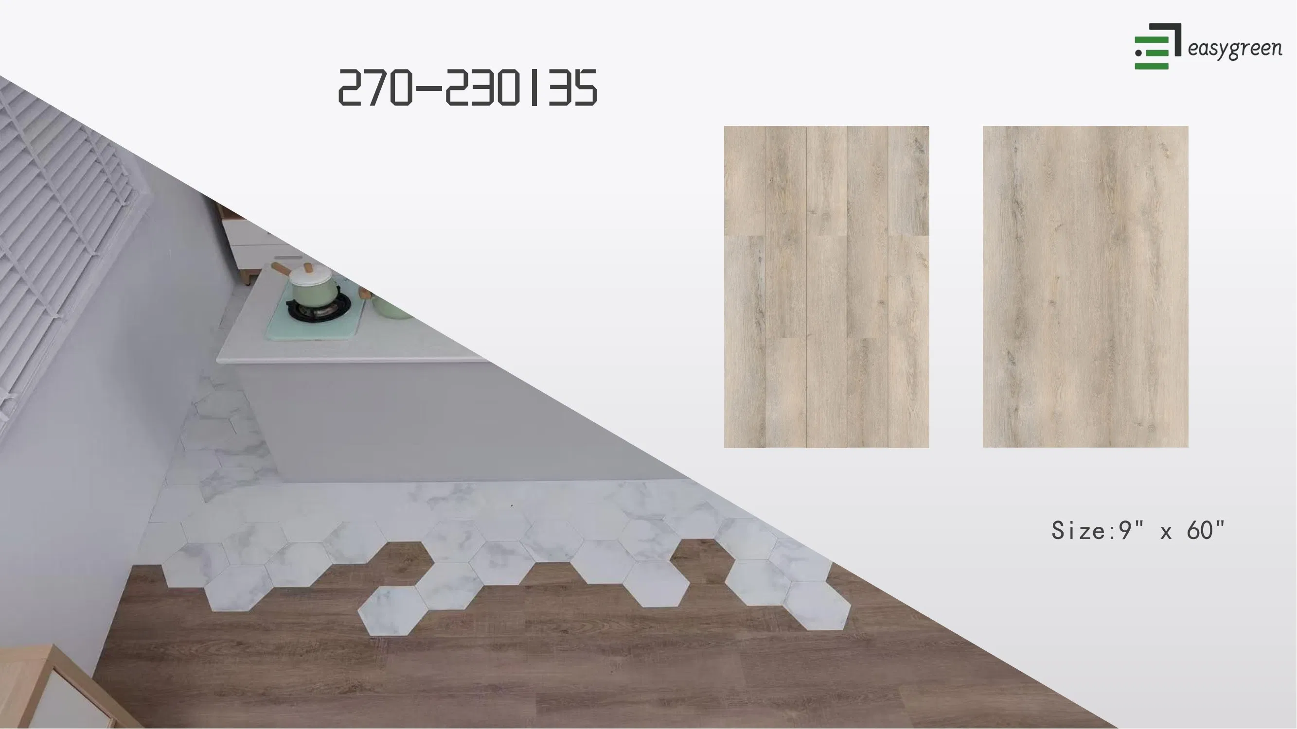 Non-PVC RPET Floor for Home Decoration