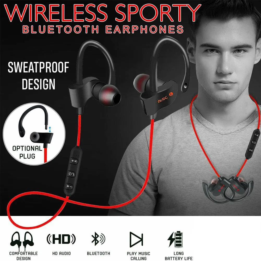 Беспроводные наушники Bluetooth Sport Bass Waterproof