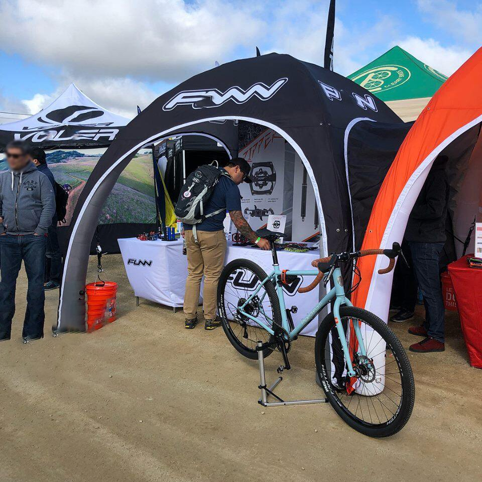 custom printed large waterproof X tube air-inflation inflatable tents for event